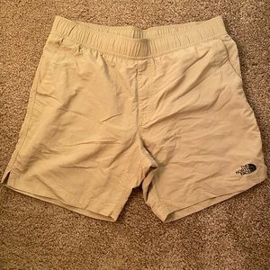 The North Face Khaki Athletic Shorts
